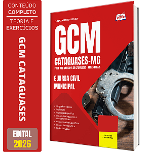 Apostila Prefeitura Cataguases-MG 2026 - Guarda Civil Municipal