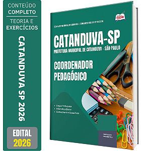 Apostila Prefeitura Catanduva SP 2026 - Coordenador Pedagógico