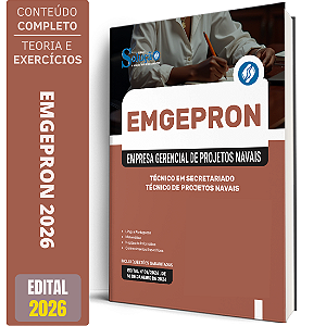 Apostila EMGEPRON 2026 - Técnico de Projetos Navais - Técnico em Secretariado