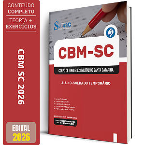 Apostila CBM SC 2026 - Aluno-Soldado Temporário