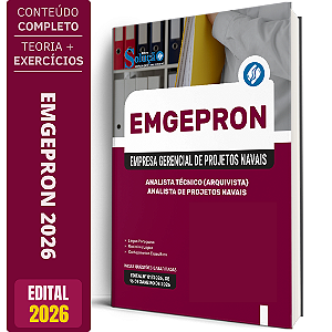 Apostila EMGEPRON 2026 - Analista de Projetos Navais - Analista Técnico (Arquivista)