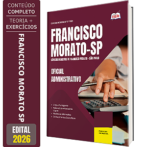 Apostila Câmara de Francisco Morato SP 2026 - Oficial Administrativo