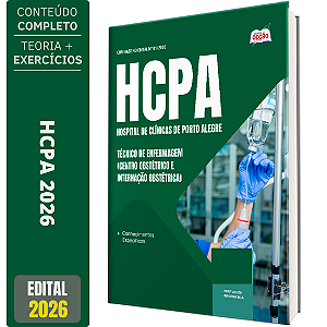 Apostila HCPA 2026 - Técnico de Enfermagem (Centro Obstétrico e Internação Obstétrica)