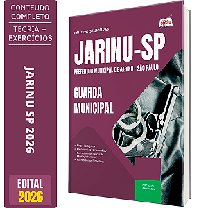 Apostila Concurso Jarinu SP 2026 - Guarda Municipal