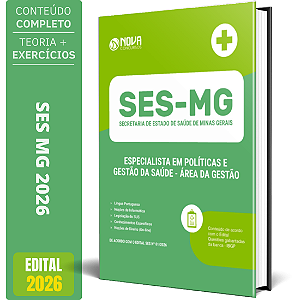 Apostila SES MG 2026 - Especialista em Políticas e Gestão da Saúde (EPGS) - Área de Gestão
