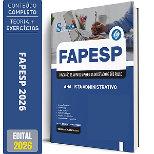 Apostila FAPESP 2026 - Analista Administrativo