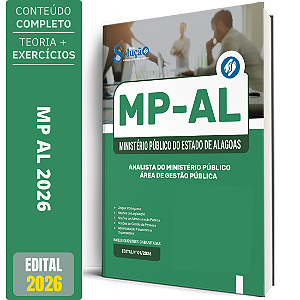 Apostila MP AL 2026 - Analista do Ministério Público - Área Gestão Pública