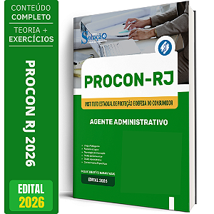 Apostila PROCON RJ 2026 - Agente Administrativo
