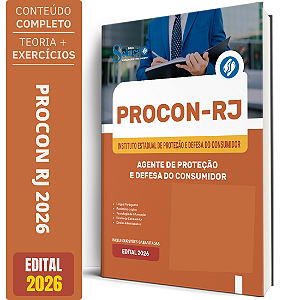 Apostila PROCON RJ 2026 - Agente de Proteção e Defesa do Consumidor