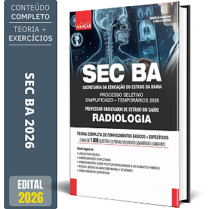 Apostila Sec Ba Temporários 2026 - Radiologia