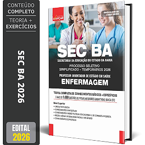 Apostilas Concurso Sec Ba 2026 - Enfermagem