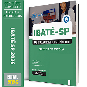Apostila Prefeitura de Ibaté SP 2026 - Diretor de Escola
