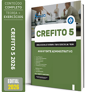 Apostila CREFITO 5ª-Região 2026 - Assistente Administrativo