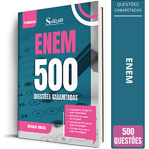 Caderno de Questões Gabaritadas – Treino ENEM por Conteúdo 2026
