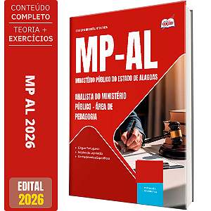 Apostila MP AL 2026 - Analista do Ministério Público - Área de Pedagogia