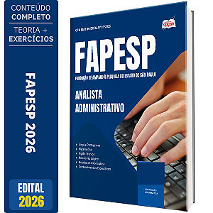 Apostila FAPESP 2026 - Analista Administrativo