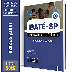 Apostila Prefeitura de Ibaté SP 2026 - Educador Social