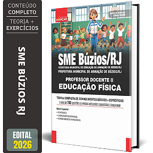 Apostila Sme Búzios Rj 2026 - Professor 2 - Educação Física