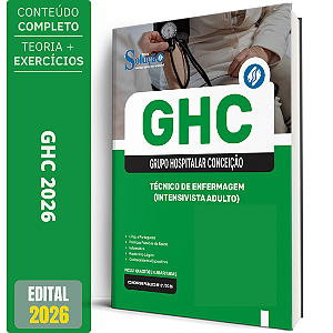 Apostila GHC RS 2026 - Técnico de Enfermagem (Intensivista Adulto)