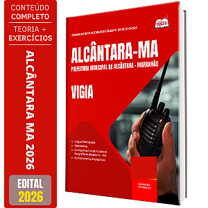 Apostila Prefeitura de Alcântara MA 2026 - Vigia