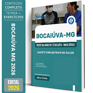 Apostila Prefeitura de Bocaiúva MG 2026 - Agente Comunitário de Saúde