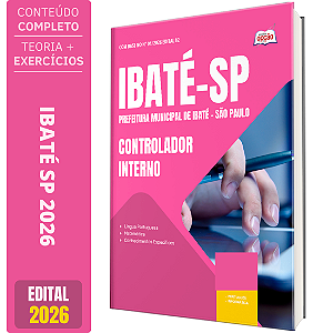 Apostila Prefeitura Ibaté SP 2026 - Controlador Interno