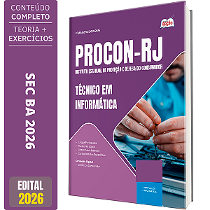 Apostila Concurso PROCON RJ 2026 - Técnico em Informática