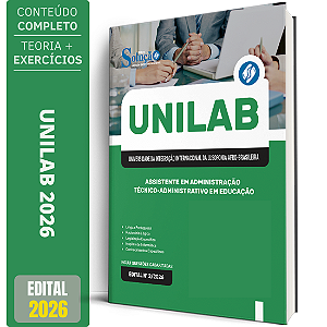 Apostila UNILAB 2026 - Assistente em Administração - Técnico-Administrativo em Educação