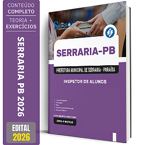 Apostila Prefeitura de Serraria PB 2026 - Inspetor de Alunos