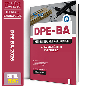 Apostila DPE BA 2026 - Analista Técnico - Enfermeiro
