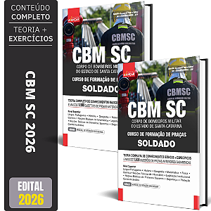 Apostila Cbm Sc 2026 - Curso De Formação De Praças - Soldado