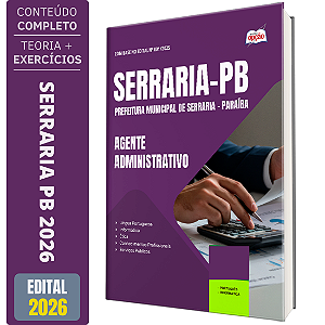Apostila Prefeitura de Serraria PB 2026 - Agente Administrativo
