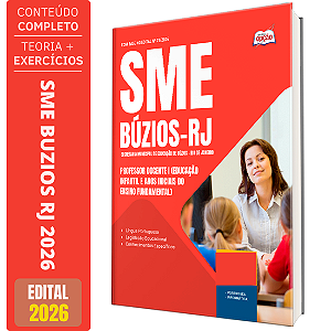 Apostila Armação dos Búzios RJ 2026 - Professor Docente I Educação Infantil e Anos Iniciais