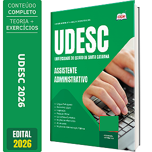 Apostila UDESC 2026 - Técnico Universitário de Suporte - Assistente Administrativo