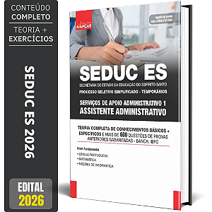 Apostila Seduc Es 2026 - Pss - Assistente Administrativo