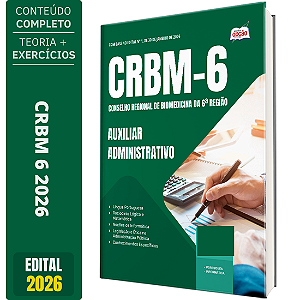 Apostila CRBM 6 2026 - Auxiliar Administrativo