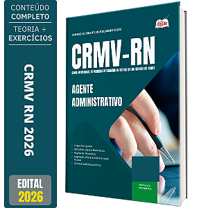 Apostila CRMV RN 2026 - Agente Administrativo