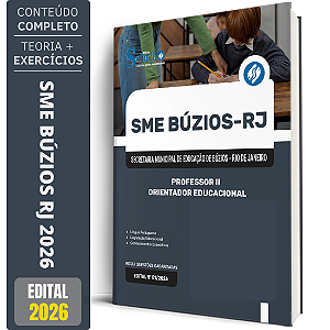 Apostila Prefeitura de Armação dos Búzios RJ 2026 - Professor II - Orientador Educacional