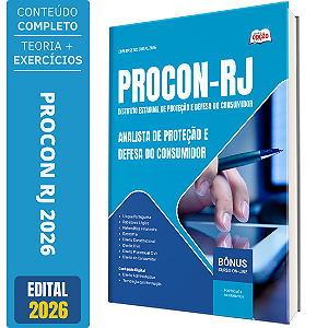 Apostila PROCON RJ 2026 - Analista de Proteção e Defesa do Consumidor