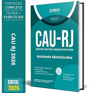 Apostila CAU RJ 2026 - Assistente Administrativo