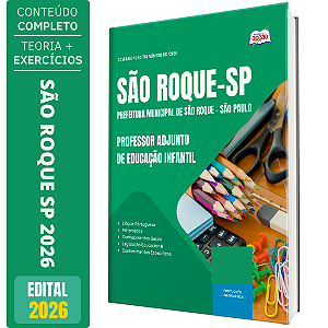 Apostila Concurso São Roque SP 2026 - Professor Adjunto de Educação Infantil