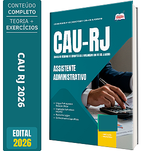 Apostila CAU RJ 2026 - Assistente Administrativo
