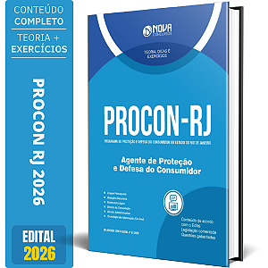 Apostila PROCON RJ 2026 - Agente de Proteção e Defesa do Consumidor
