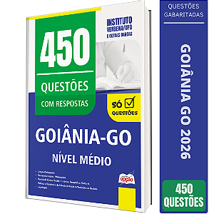 Caderno de Questões Câmara de Goiânia GO 2026 - Nível Médio - Questões Gabaritadas