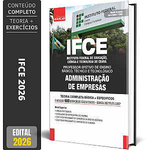 Apostila IFCE 2026 - Professor: Administração De Empresas