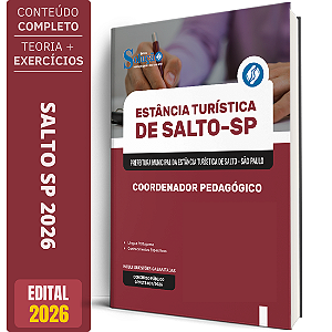 Apostila Prefeitura de Salto SP 2026 - Coordenador Pedagógico