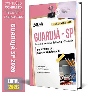 Apostila Prefeitura de Guarujá - SP 2026 - Professor de Educação Básica 3