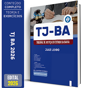 Apostila TJ BA 2026 - Juiz Leigo