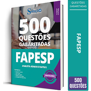 Caderno de Questões FAPESP 2026 - Analista Administrativo