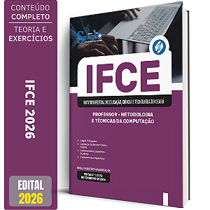 Apostila IFCE 2026 - Professor - Metodologia e Técnicas da Computação